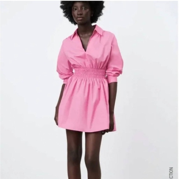 Zara Poplin Dress Size S.  NWT.    Blogger/Tik Tok - Picture 4 of 11